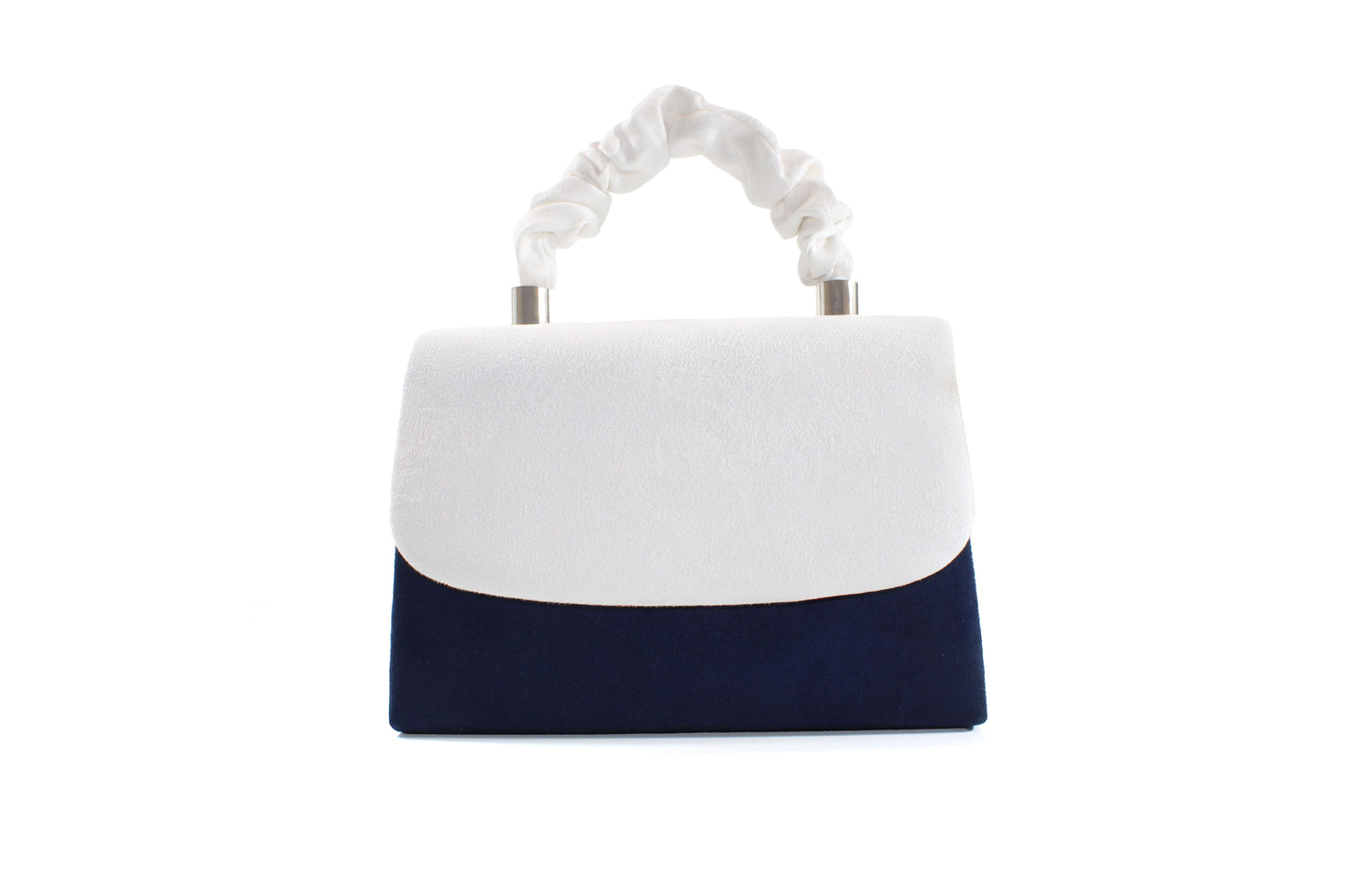 Cocco Ritz BG1056 Navy/White Micro Ruffle Handbag