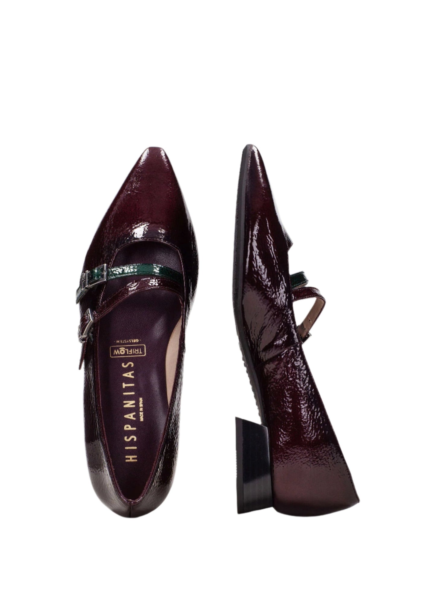 Hispanitas BHI243567 Wine & Forest Green Shoes
