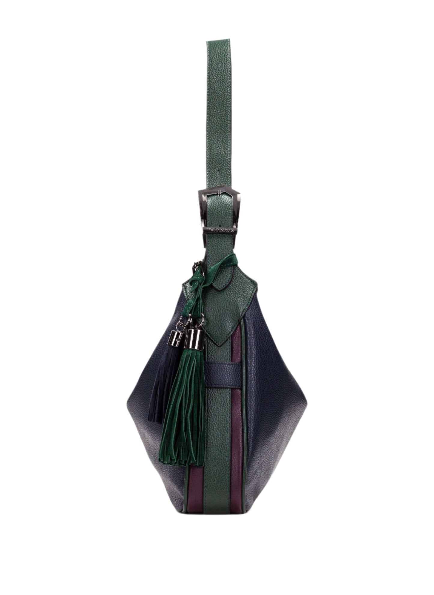 Hispanitas BI243535 Navy & Green & Red Handbag