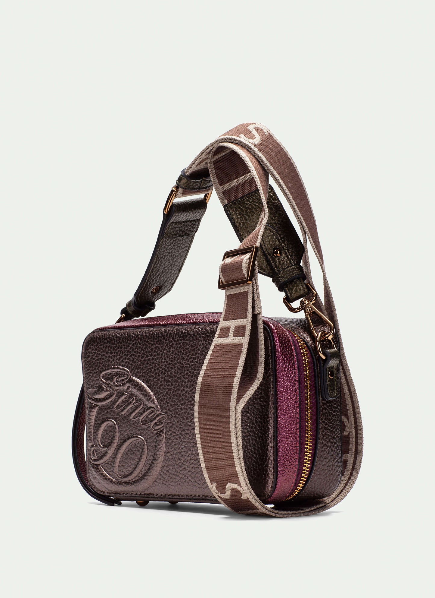 Hispanitas BI254158 Topo, Wine & Avellana Crossbody Bag