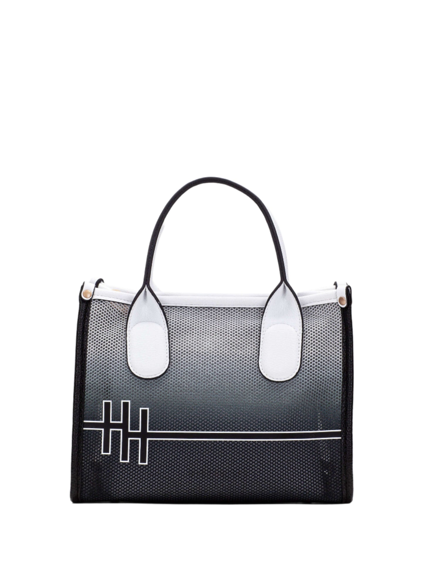 Hispanitas BV253825 Black & White Combi Handbag