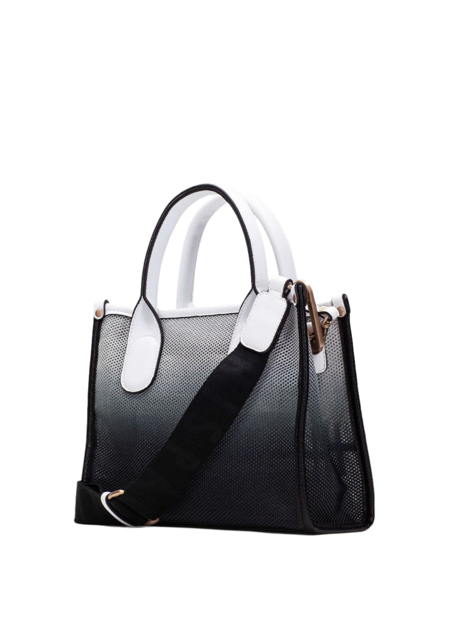 Hispanitas BV253825 Black & White Combi Handbag