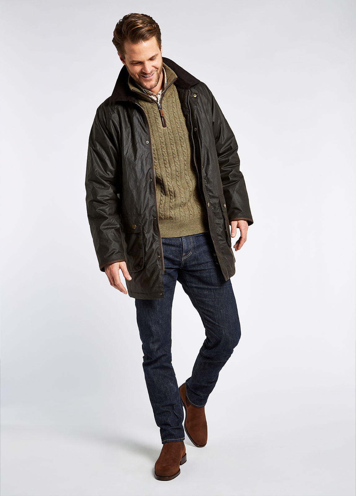 Dubarry 3639 39 Brunswick Verdigris Wax Jacket