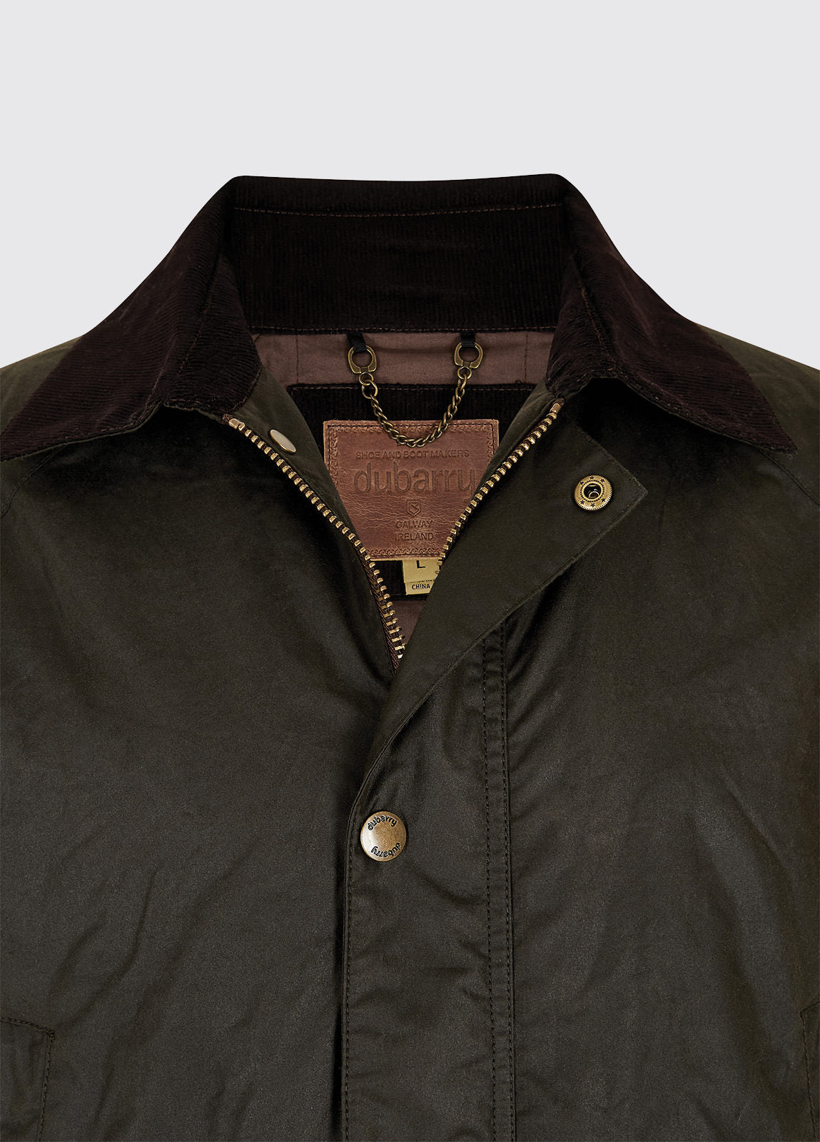 Dubarry 3639 39 Brunswick Verdigris Wax Jacket