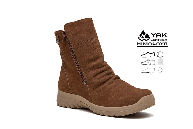 G Comfort C-10192 Cognac Tan Boots