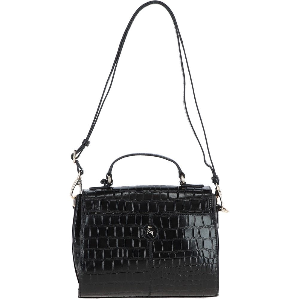 Ashwood Leather C-55 Black Leather Handbag