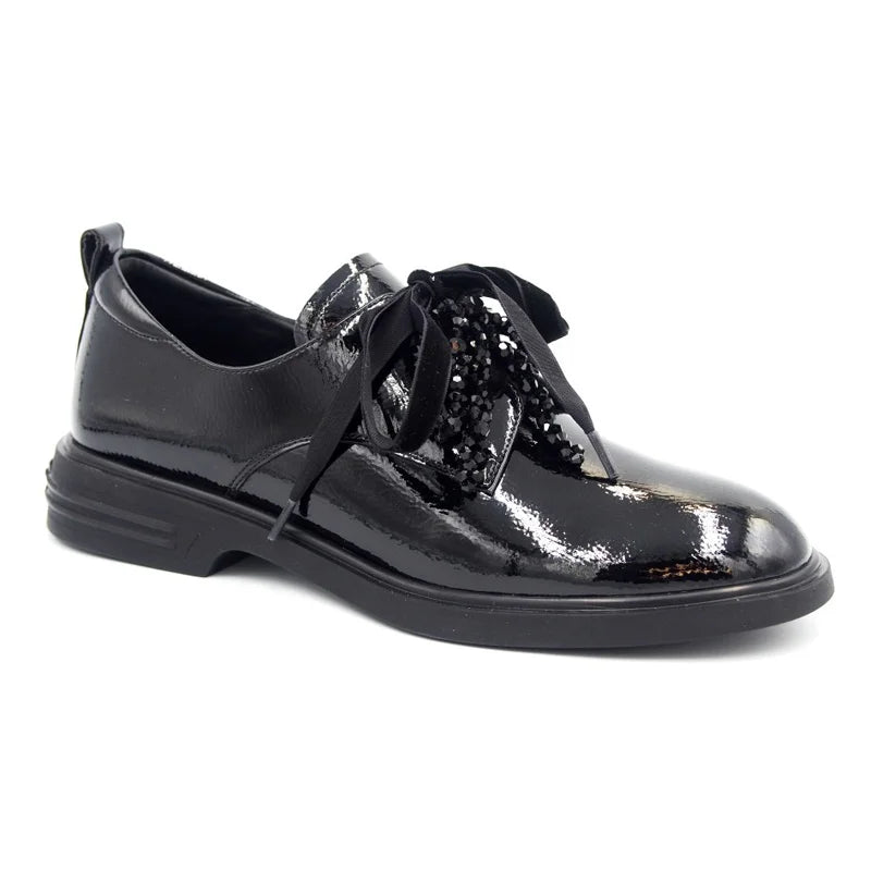 Loretta Vitale C38154 Black Patent Loafer