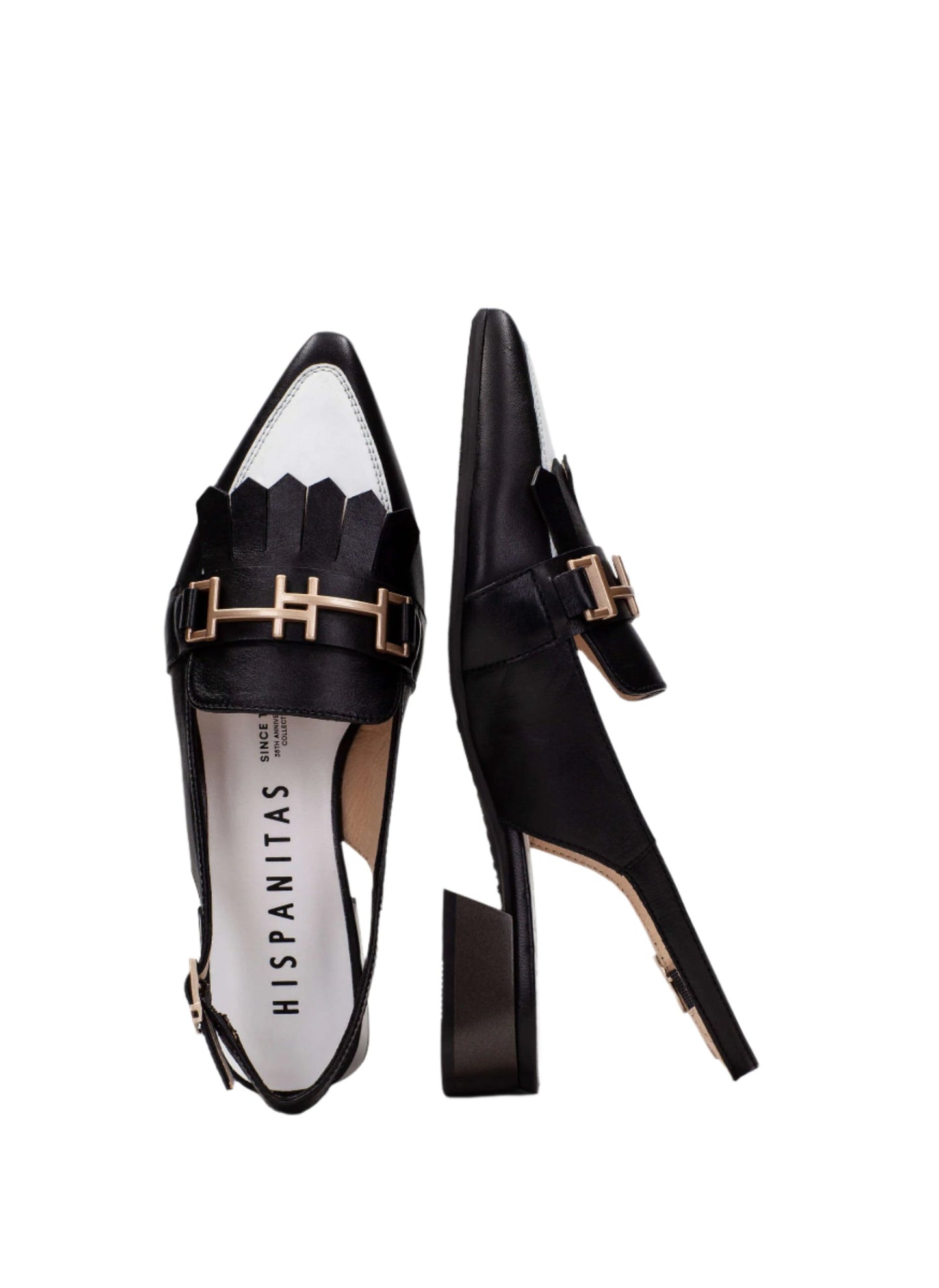 Hispanitas CHV253817 Black Slingback Low Heels