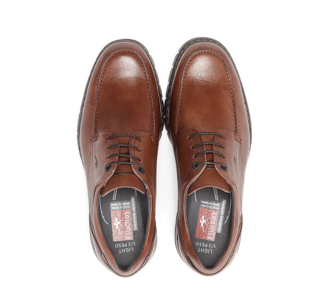 Fluchos Crono 9142 Brown Lace Casual Shoe