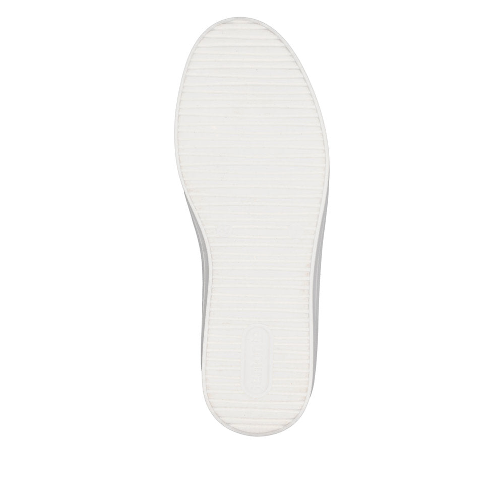 Remonte D1C03-81 Ice Silver Lace Trainers with Bee Front