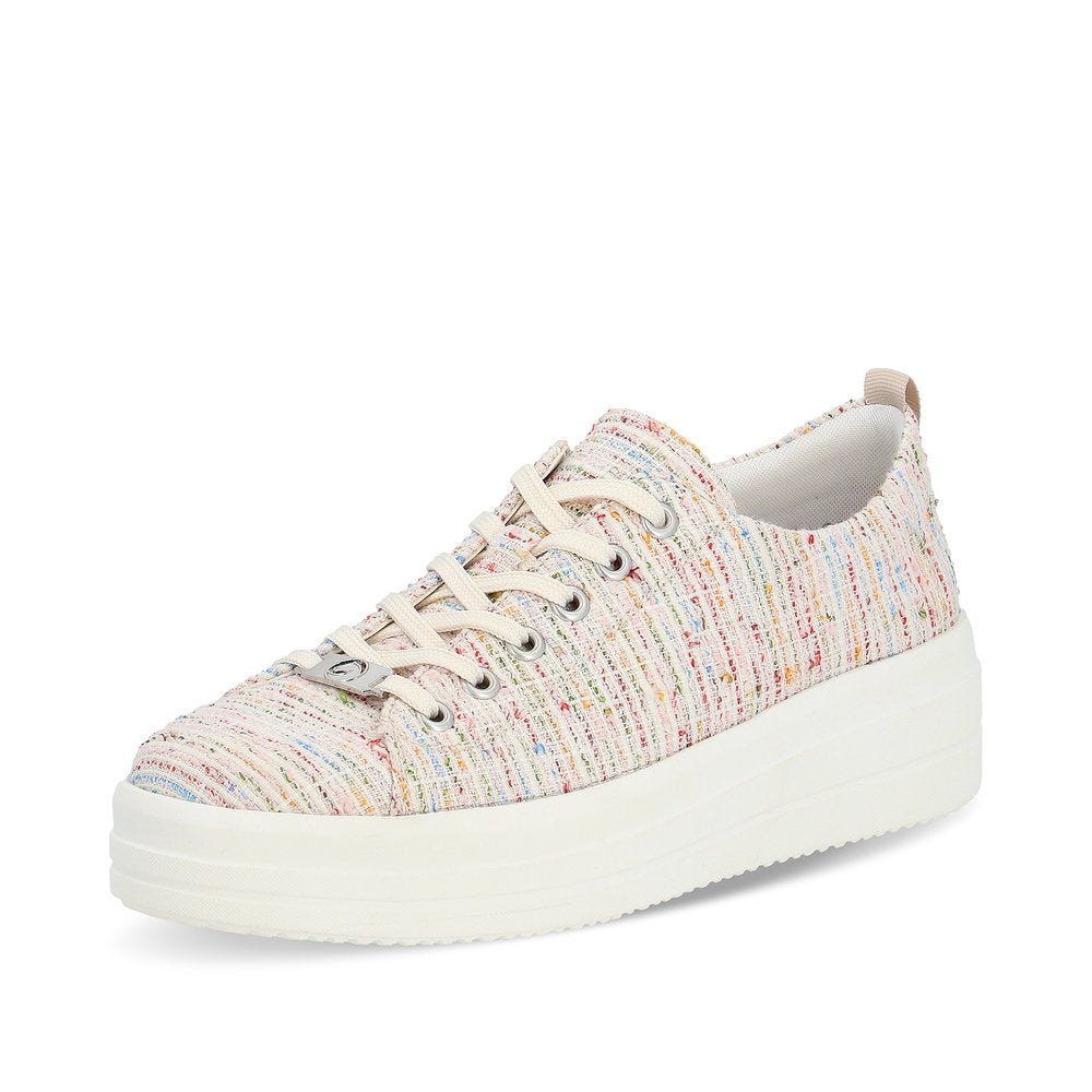 Remonte D1C03-90 Multi Canvas Lace Trainers