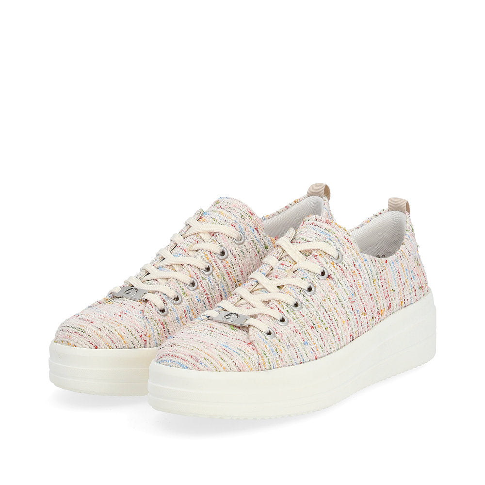 Remonte D1C03-90 Multi Canvas Lace Trainers