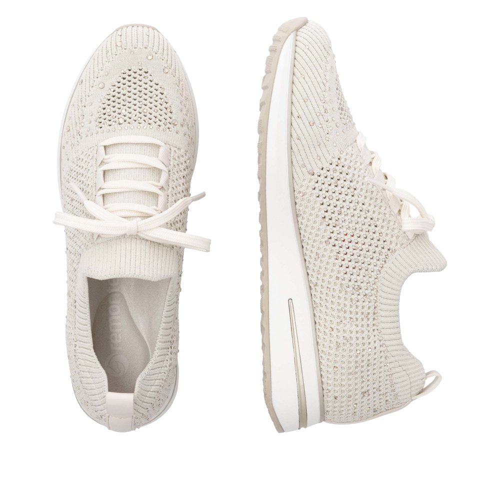 Remonte D1G12-60 Beige Diamonds Sneakers