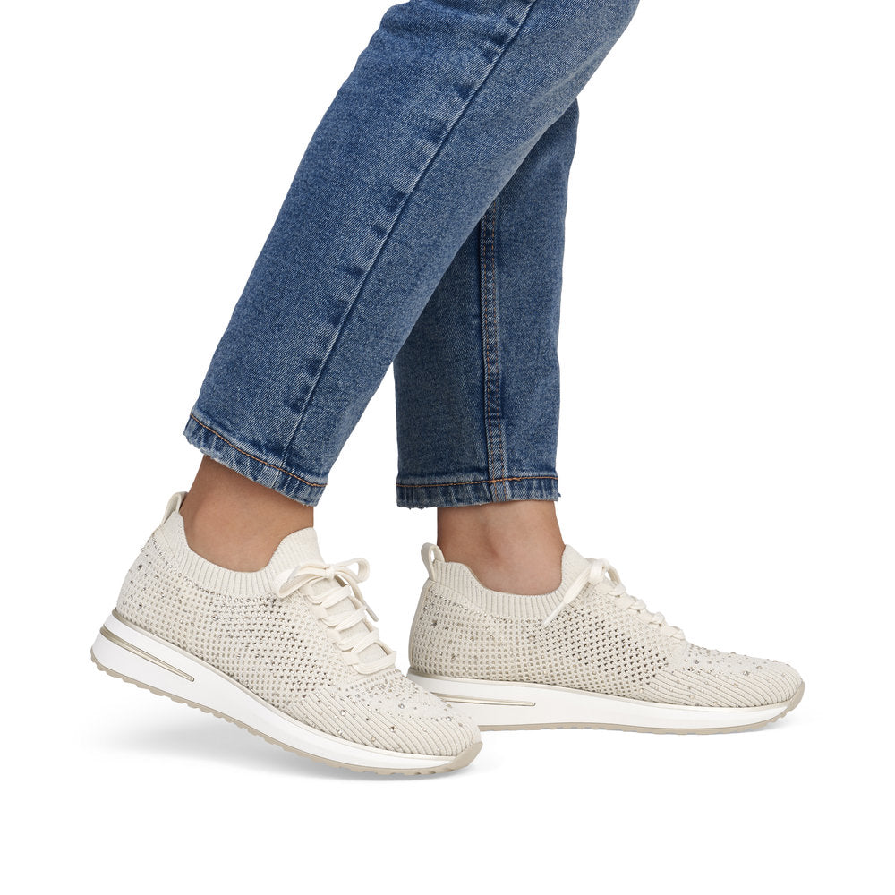 Remonte D1G12-60 Beige Diamonds Sneakers