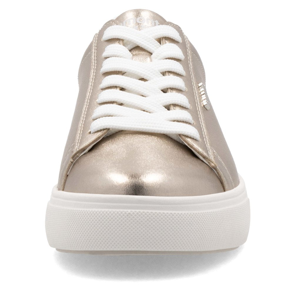 Remonte D2J00-90 Light Brass & White Lace Trainers