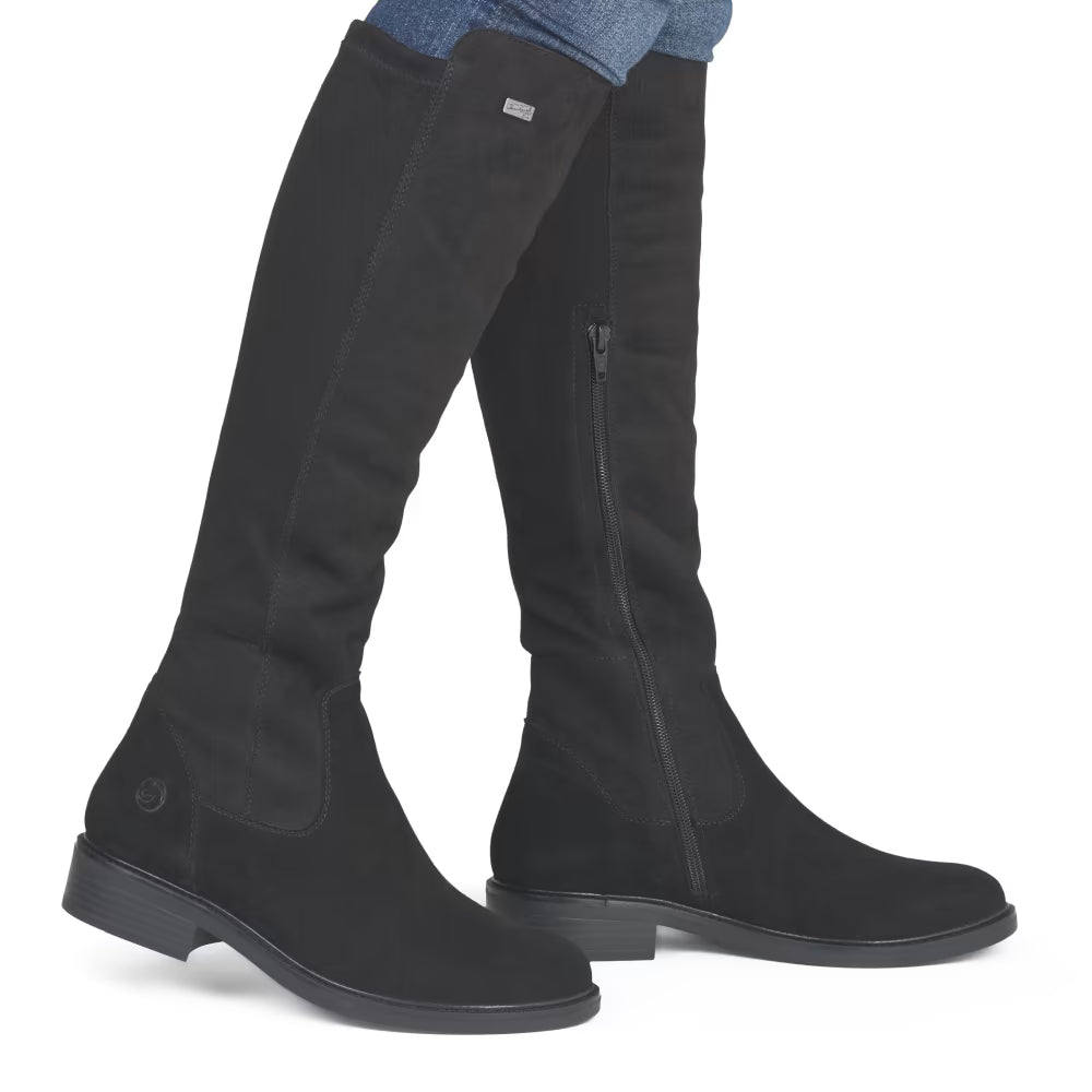 Remonte D2W70-00 Black Long Boots