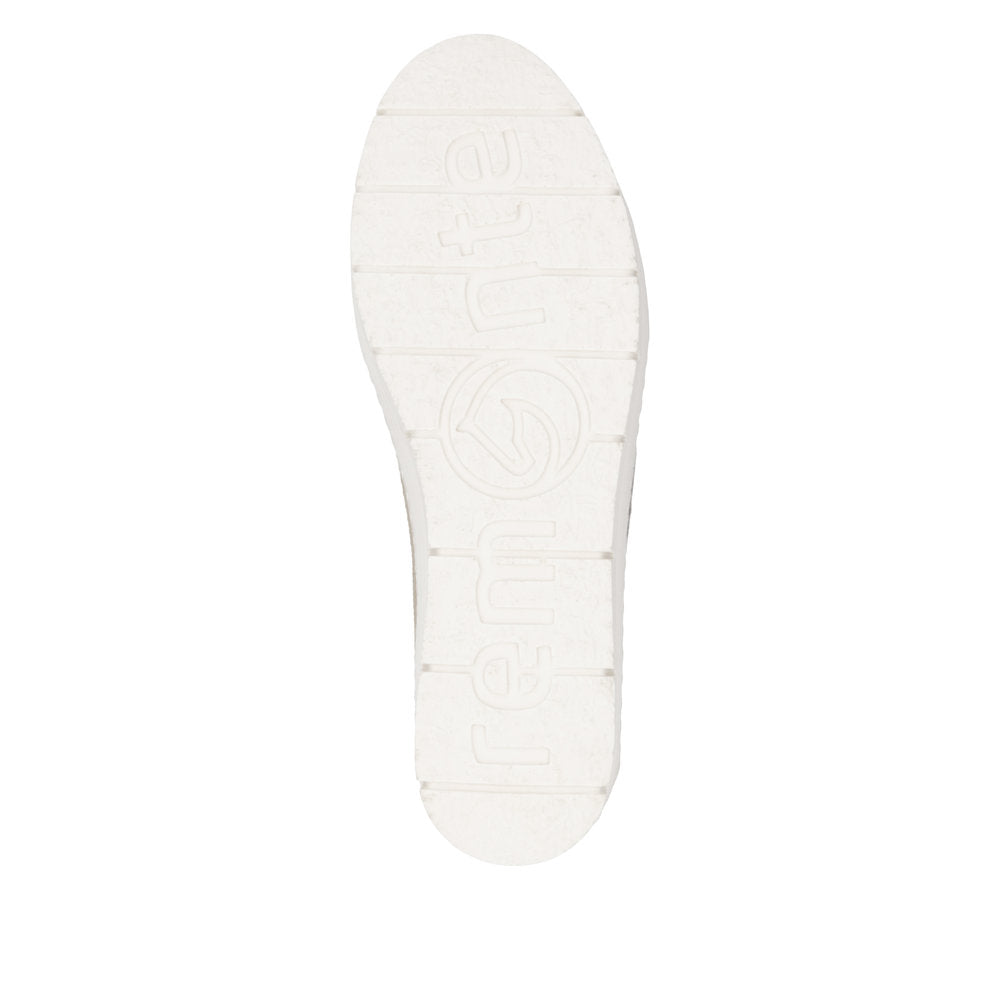 Remonte D5826-91 Light Gold/Cream Trainers with Zip