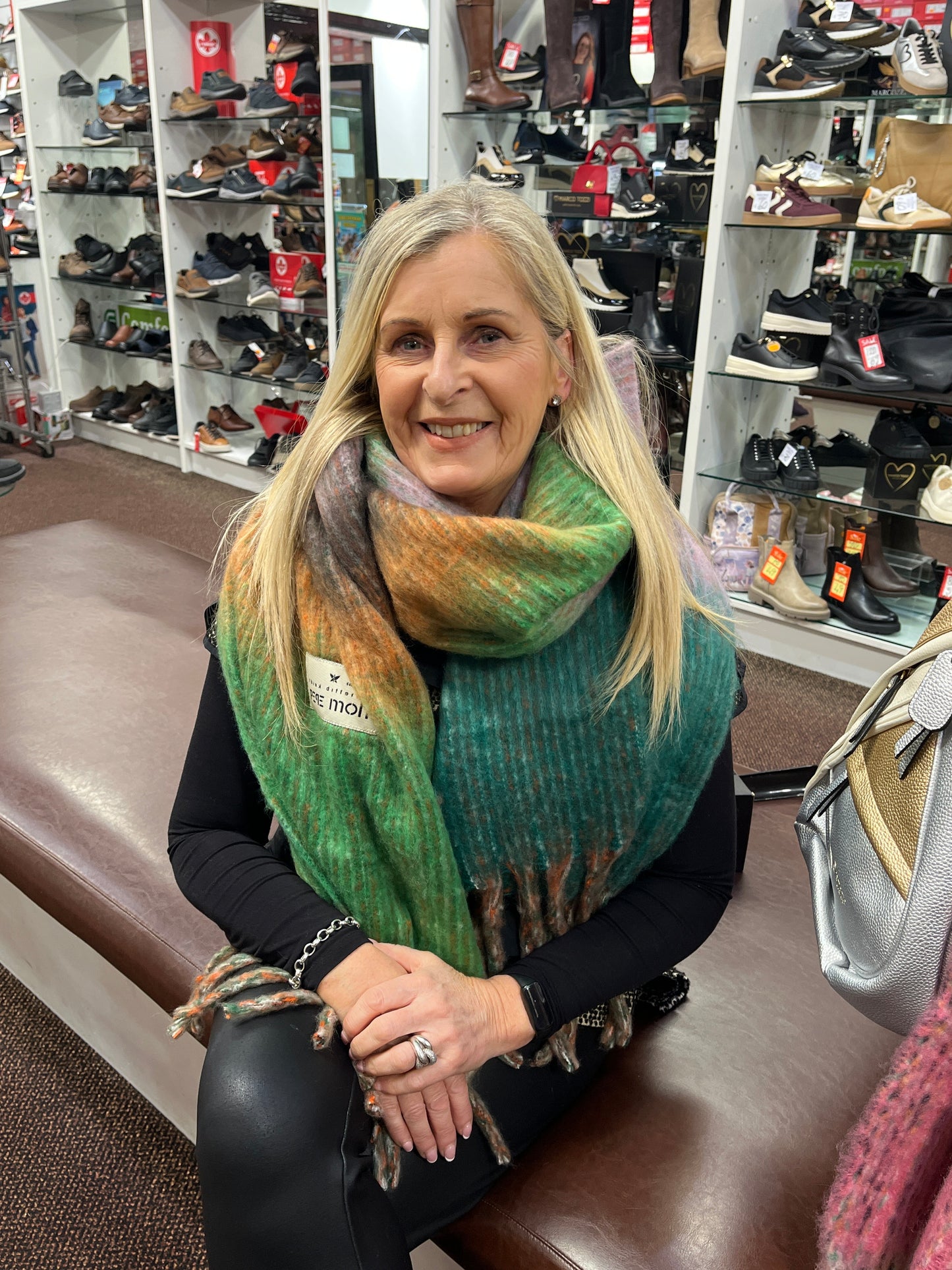 Pepe Moll 252818 Bufanda Green Combi Scarf