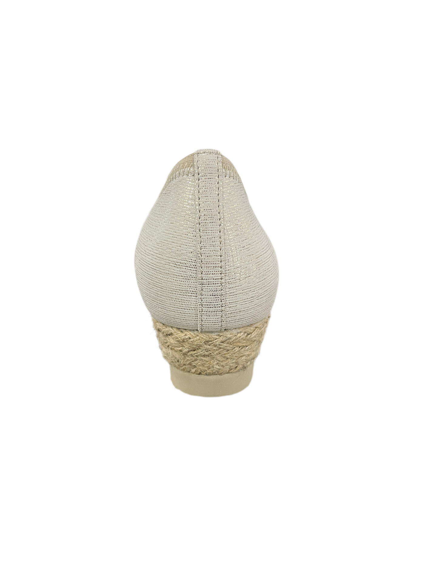 Gabor Comfort 62.641.80 G Fit White Gold Slip On Wedge Shoes