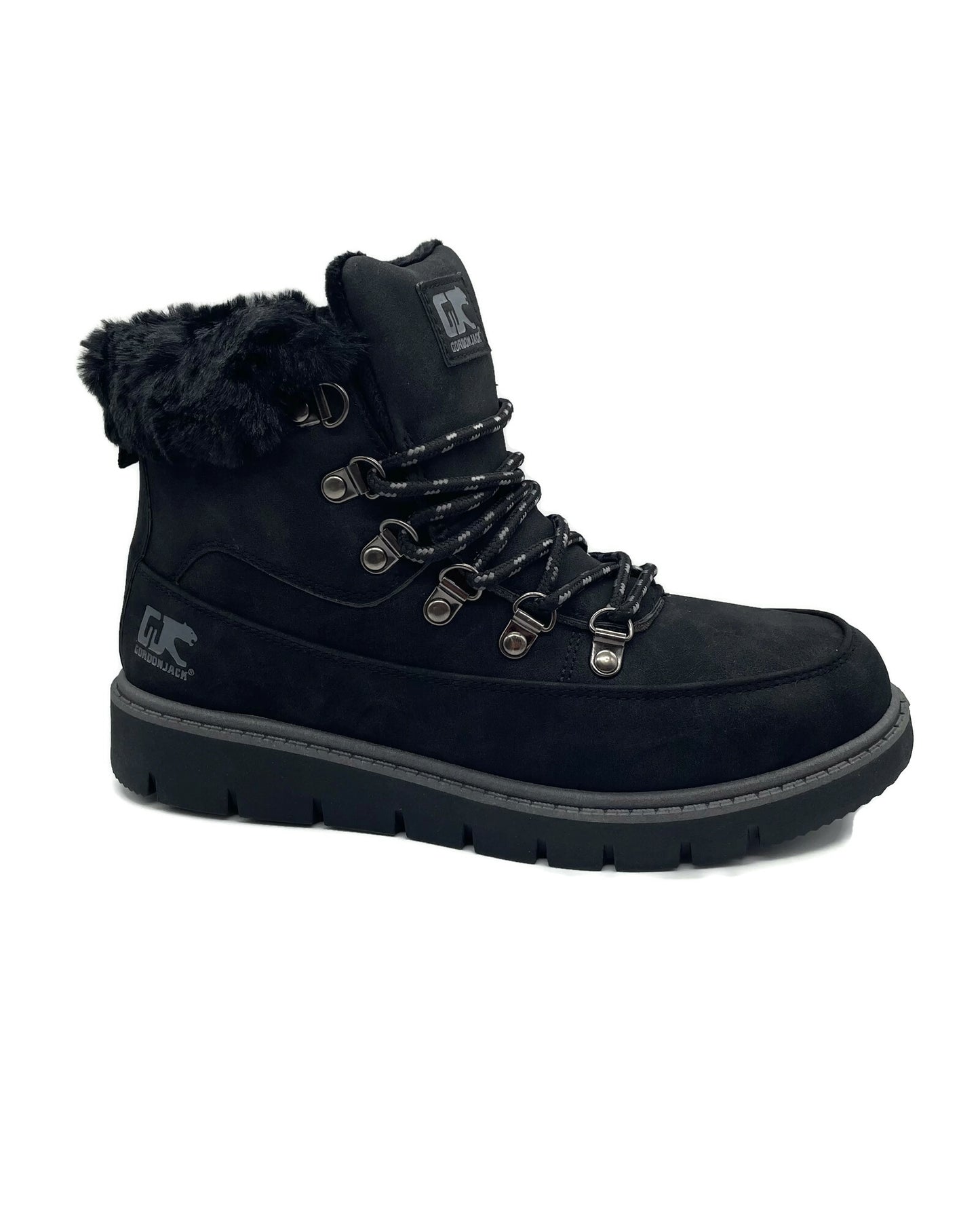 Gordonjack Everest Ash Black Fur Boots