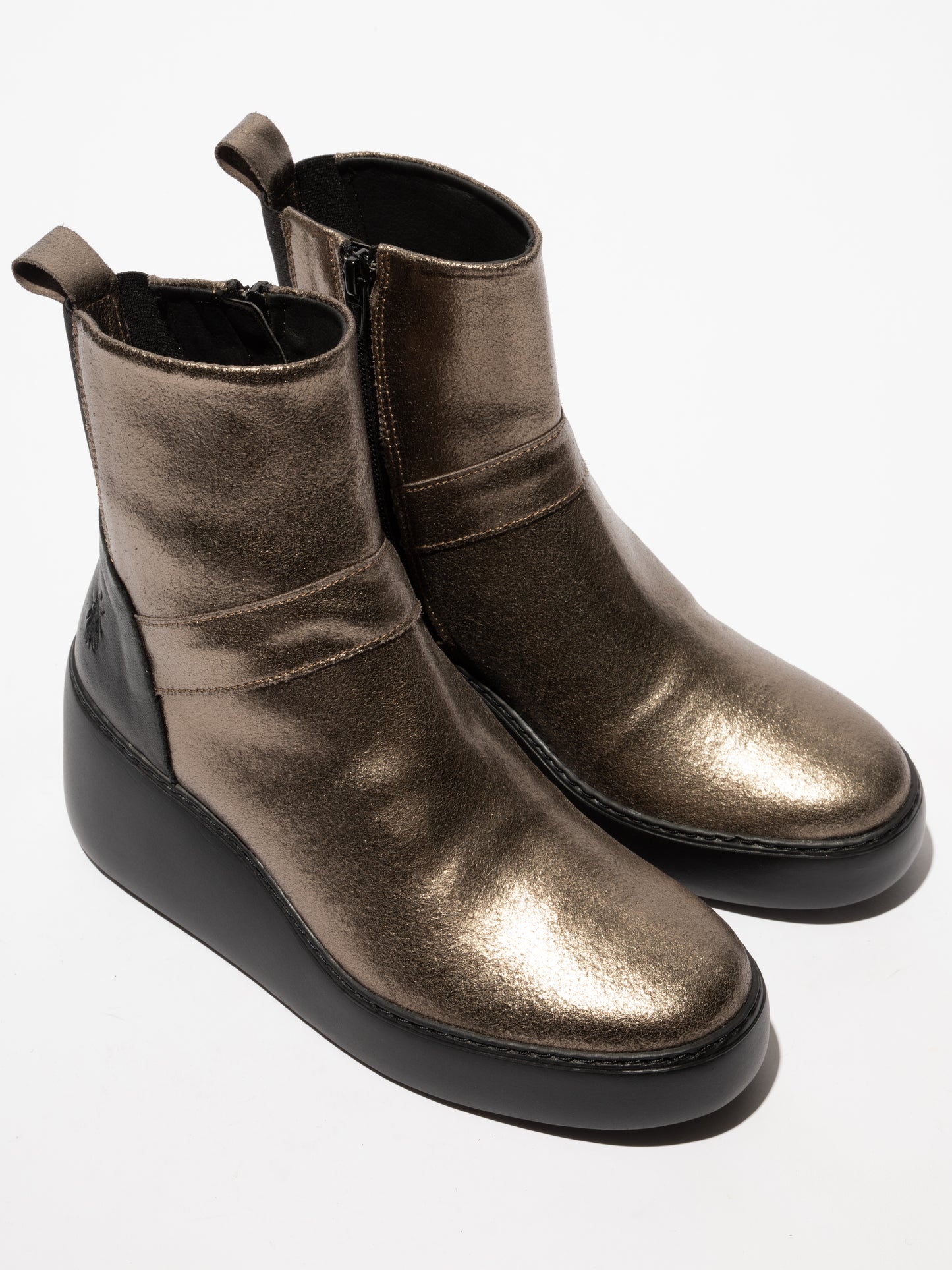 Fly London P601604004: DOXE604FLY Valley/Sofia Dark Gold Boots