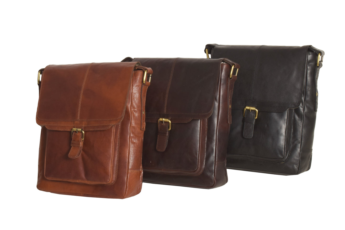 Ashwood Leather G-31 Black/Mud Leather Bag