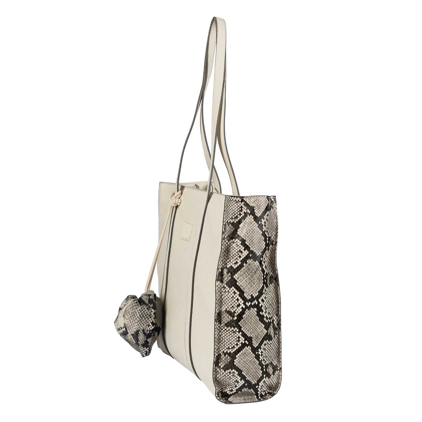 Gabor 012427 Elfie Luxe Snake Beige Zip Tote Bag