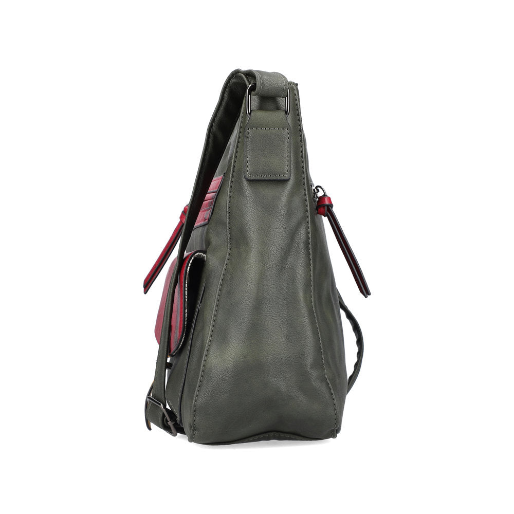 Rieker H1340-56 Forest Green Combi Handbag: