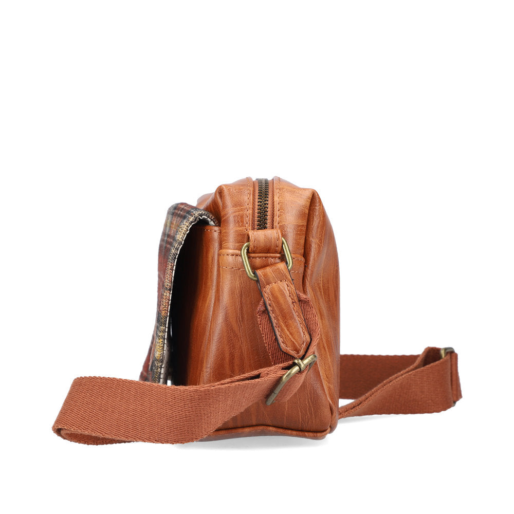 Rieker H1455-22 Tan Combi Shoulder Bag