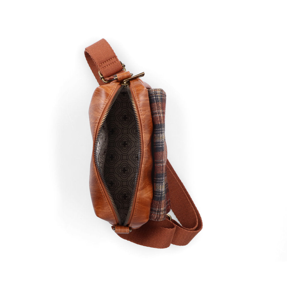 Rieker H1455-22 Tan Combi Shoulder Bag