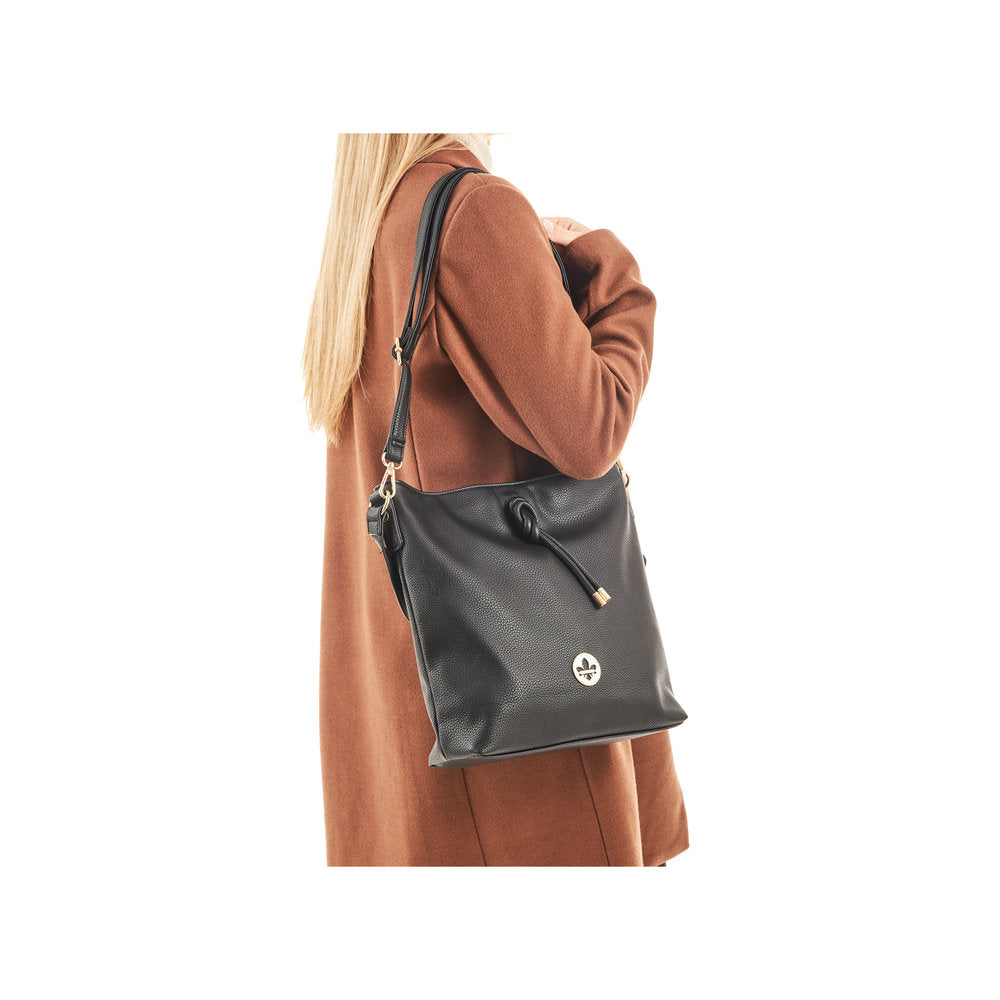 Rieker H1514-01 Black Handbag