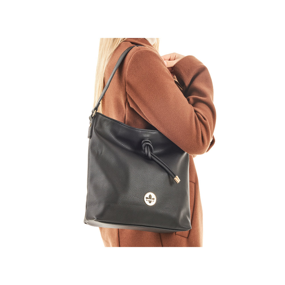 Rieker H1514-01 Black Handbag