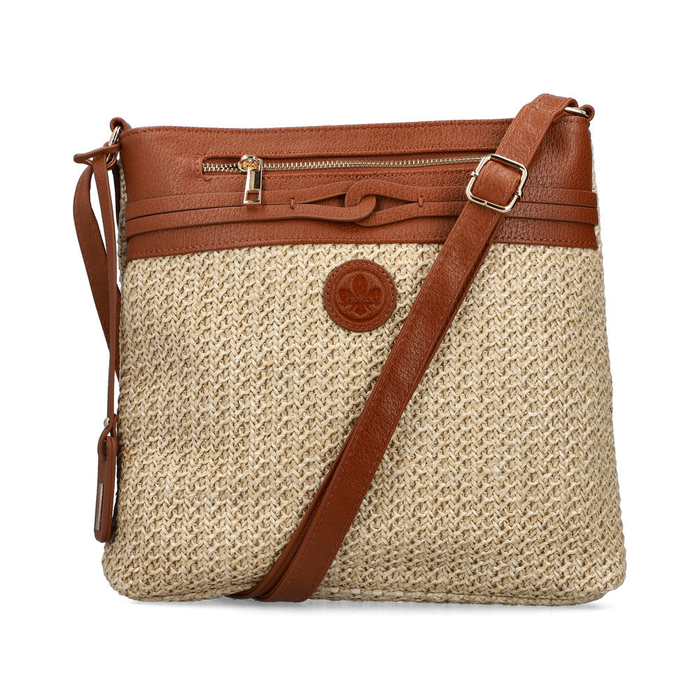 Rieker H1519-64 Beige & Tan Handbag