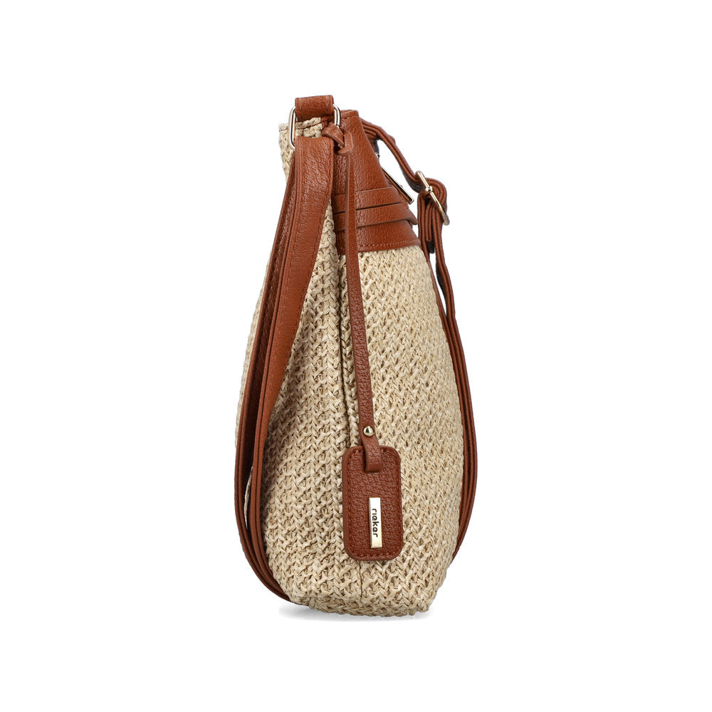 Rieker H1519-64 Beige & Tan Handbag