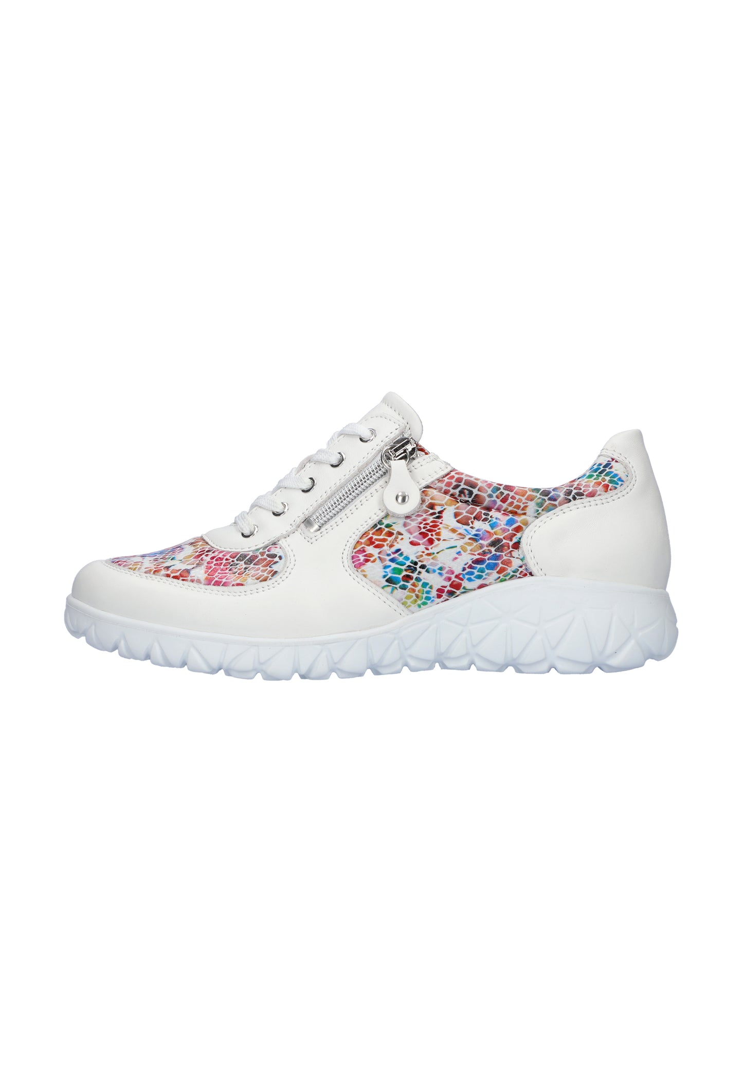 Waldlaufer H89001 232 275 Snow Multicolour Lace & Zip Sneaker