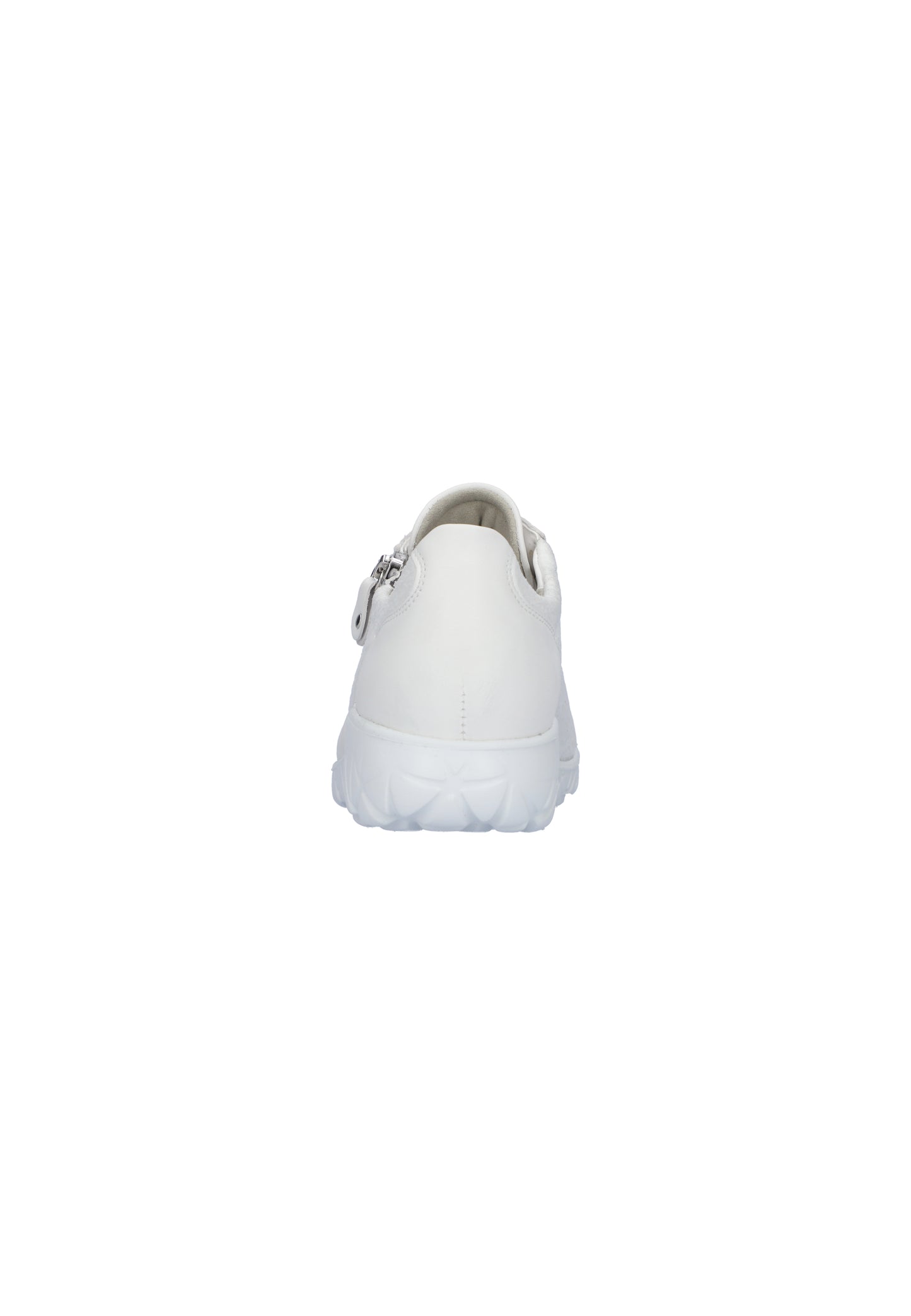 Waldlaufer H89001 238 275 White Lace & Zip Sneaker