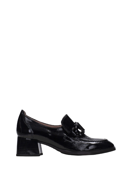 Hispanitas HI232992 Charlize Black Block Heel Moccasins
