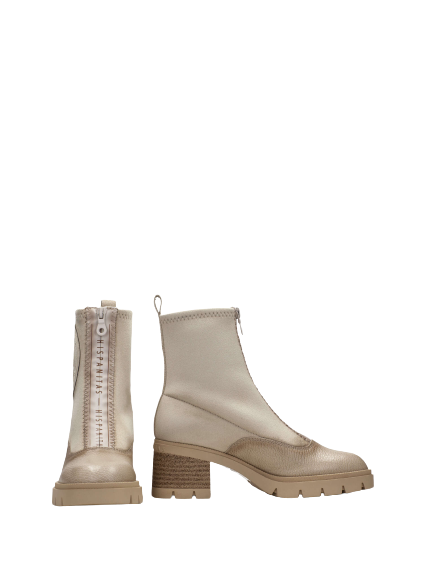 Hispanitas HI233110 Everets Beige/Taupe Marfil Ankle Boots