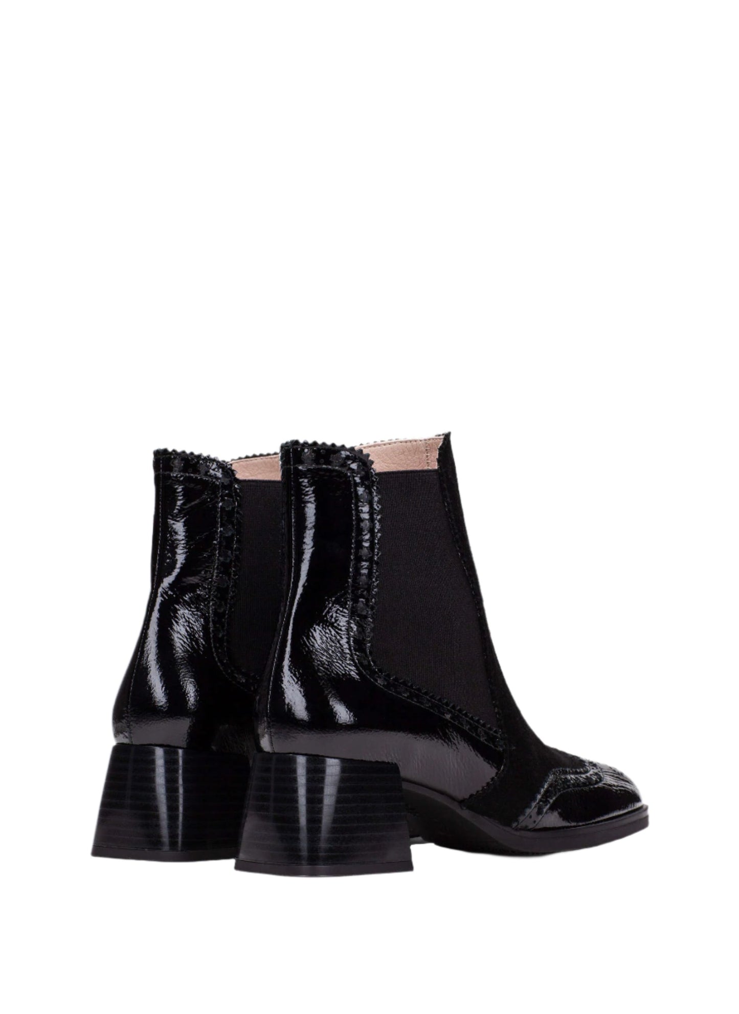 Hispanitas HI243588 Black Patent & Suede Mix Boots