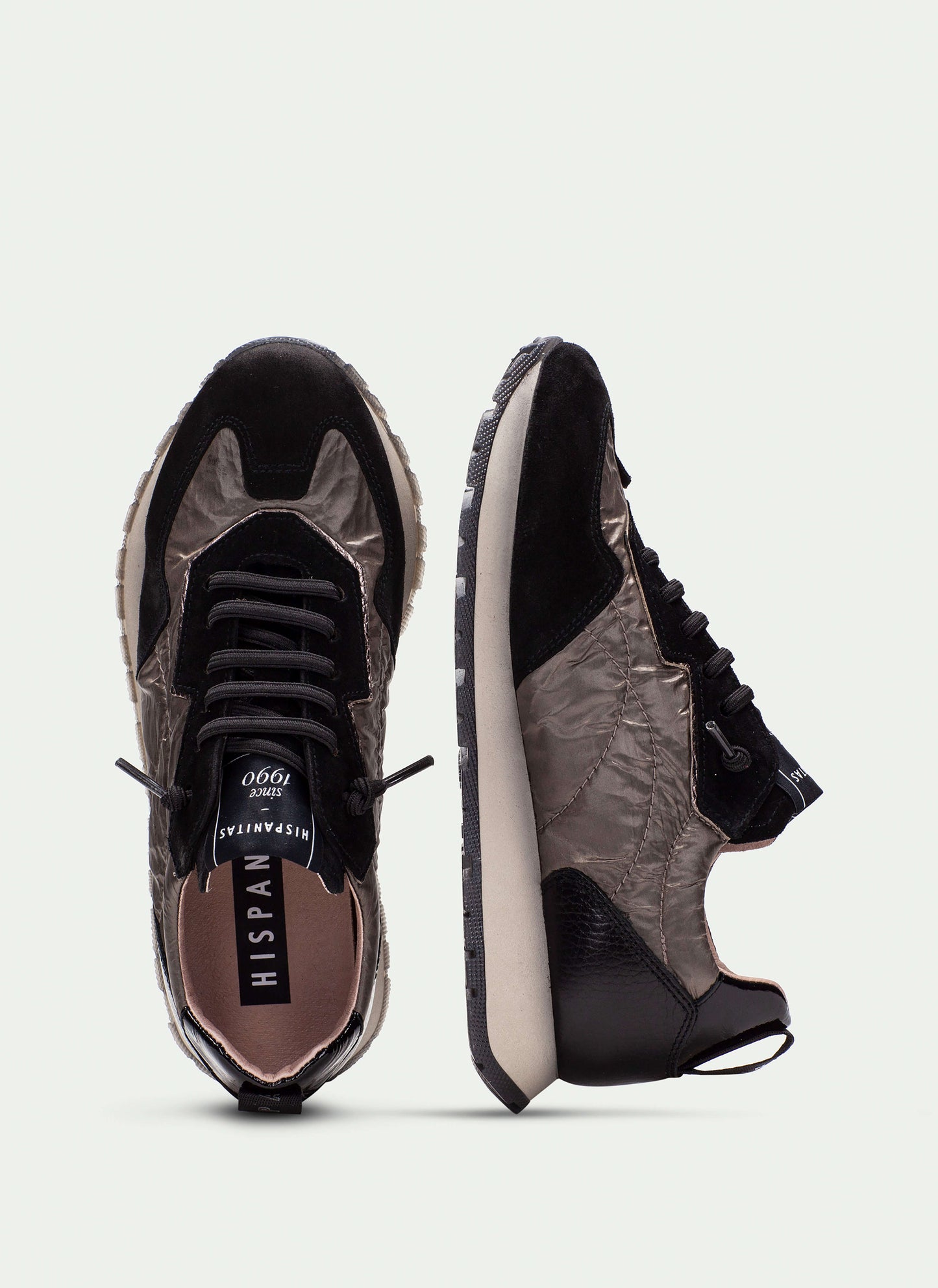 Hispanitas HI254209 Black & Topo Trainers
