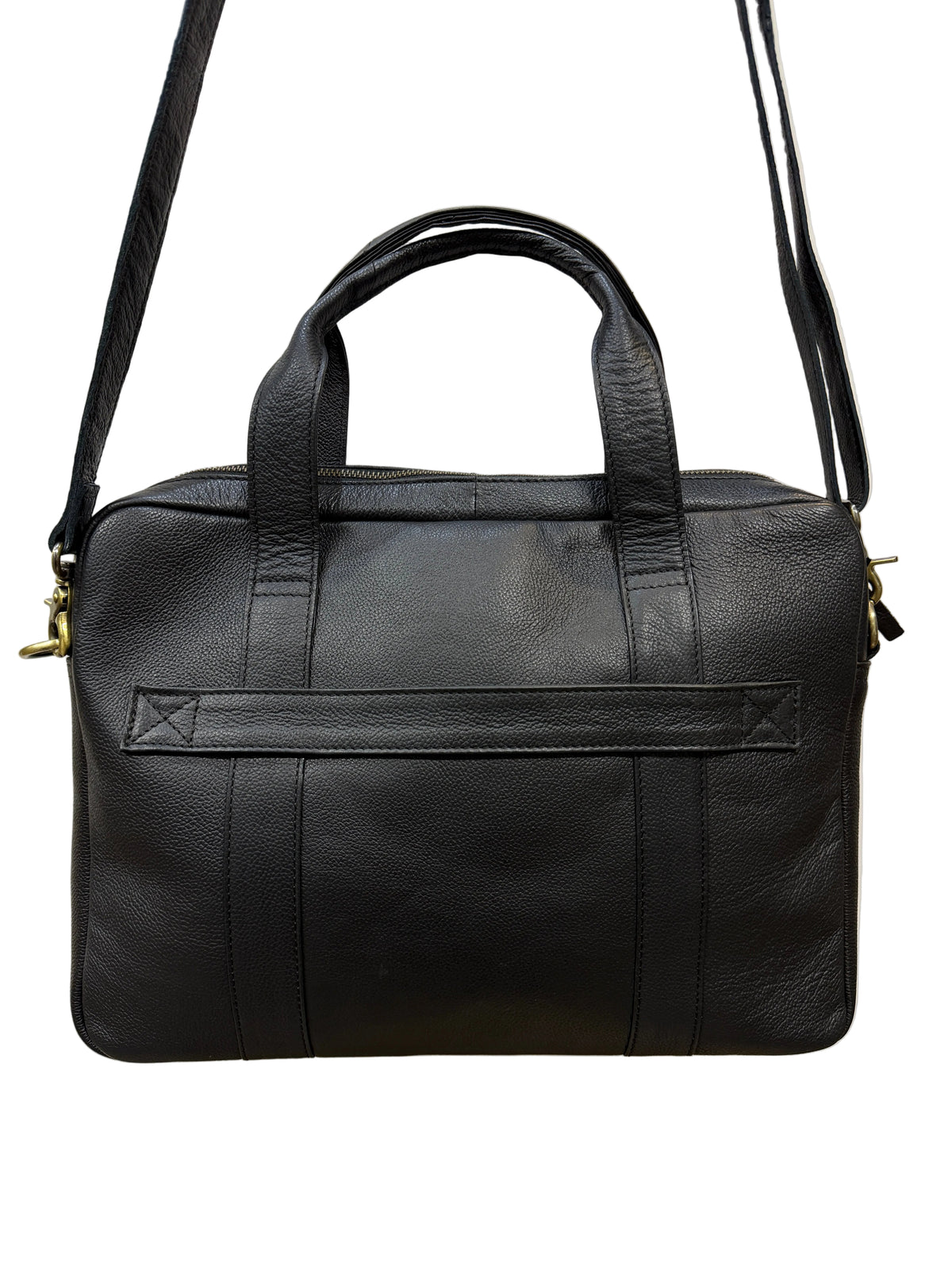 TWM TWM313 Black Leather Portfolio Bag