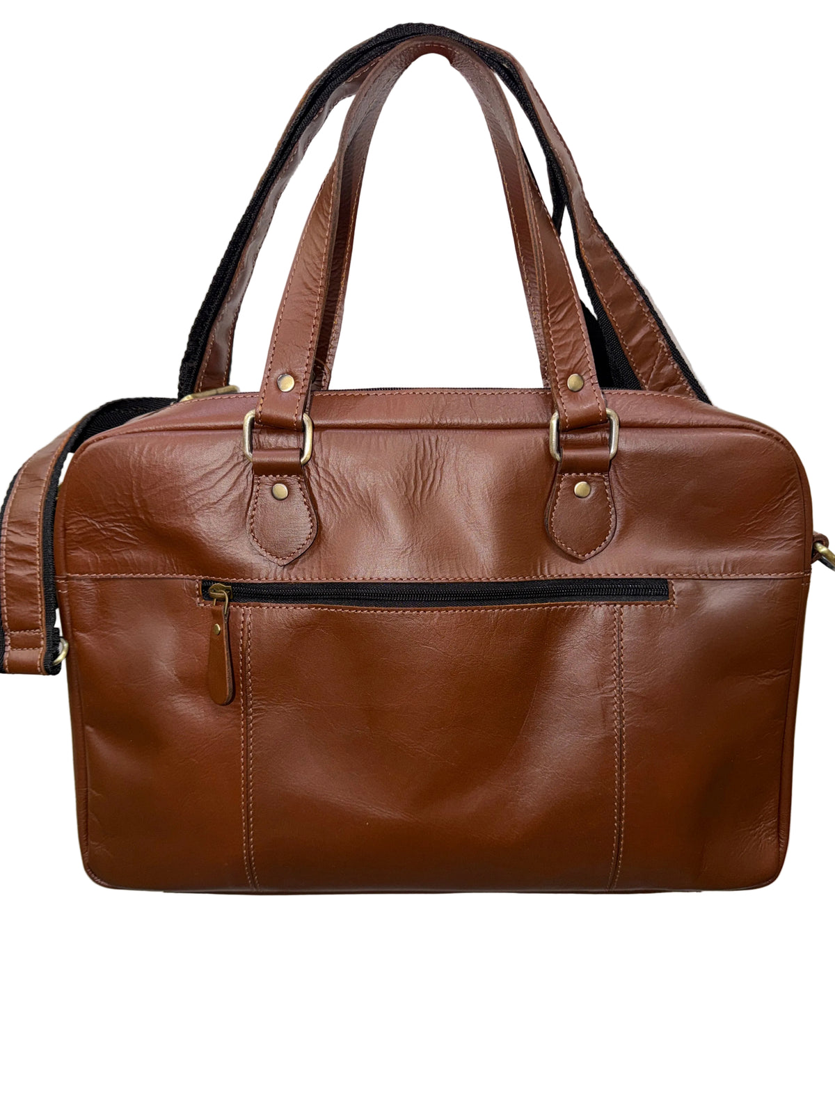 TWM TWM720 Tan Leather Portfolio Bag