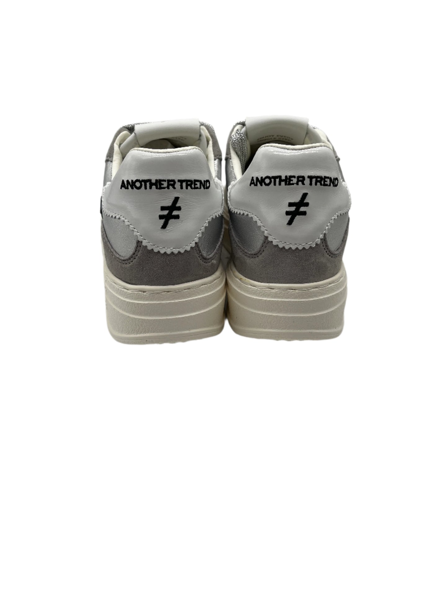 Another Trend A035M338 Tortola Grey Silver Combi Thick Sole Trainers
