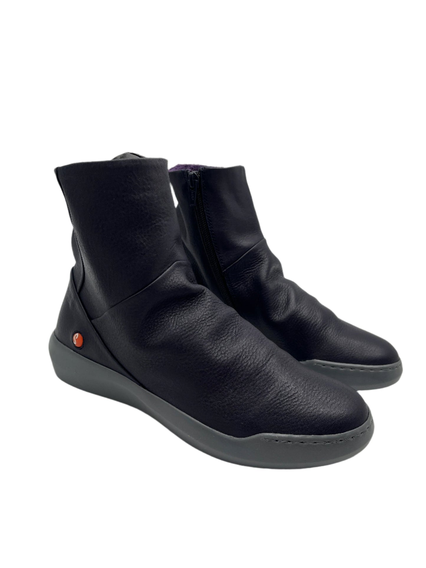 Softinos P900550021 BLER550S0F Dark Purple Boots with Grey Sole