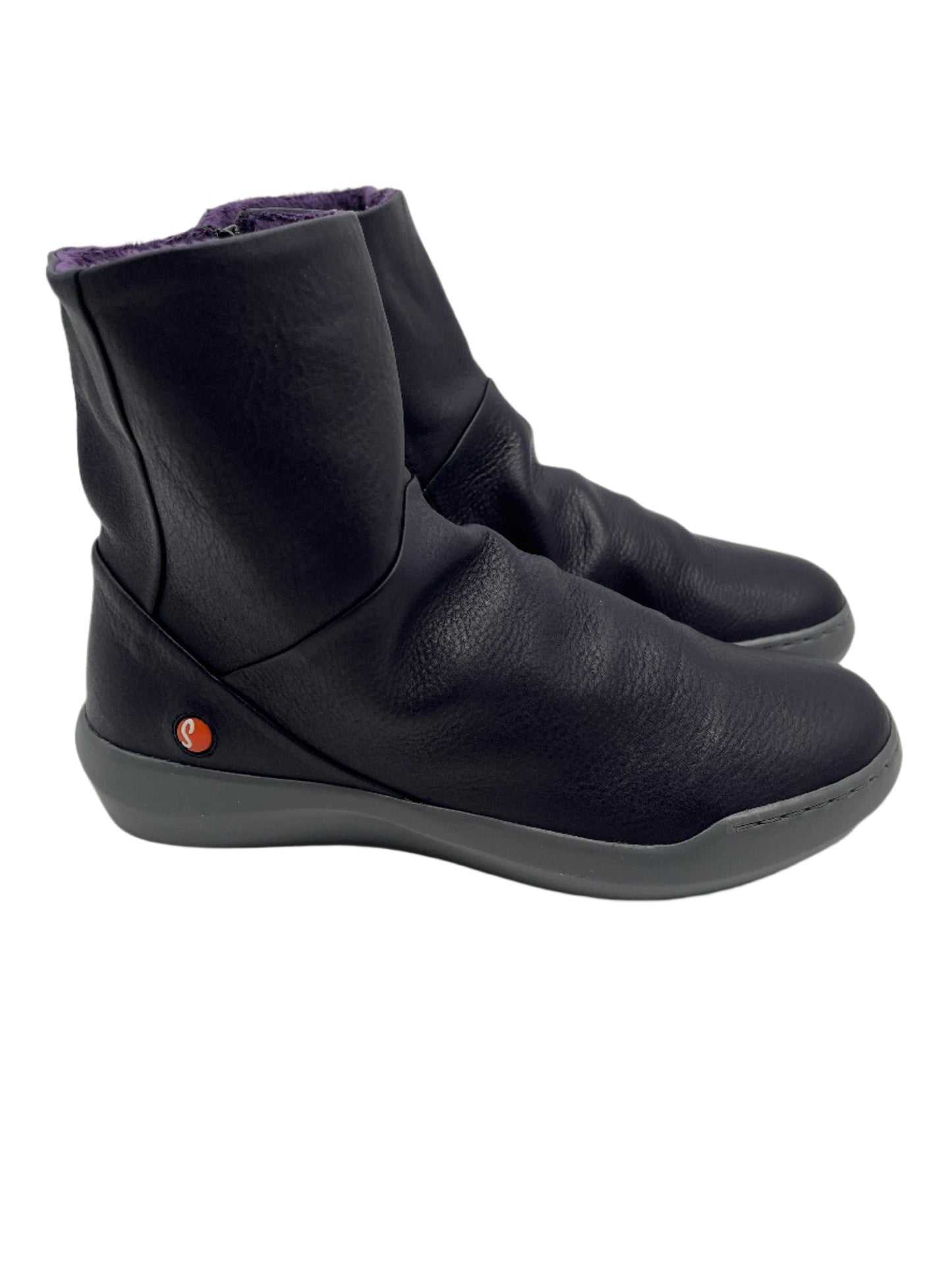 Softinos P900550021 BLER550S0F Dark Purple Boots with Grey Sole