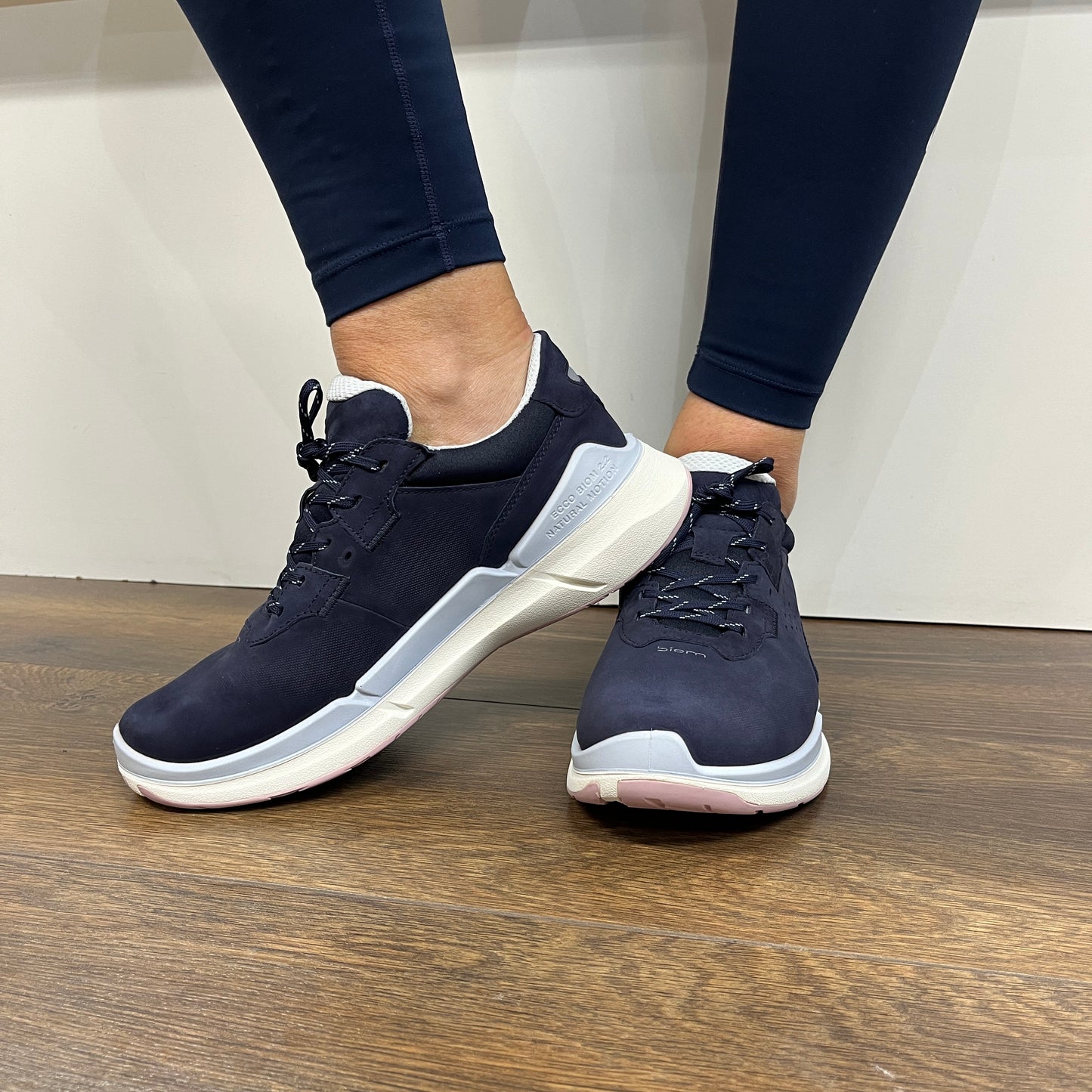 Ecco 830763 02303 Biom 2.2 Night Sky Navy Blue Suede Sneakers