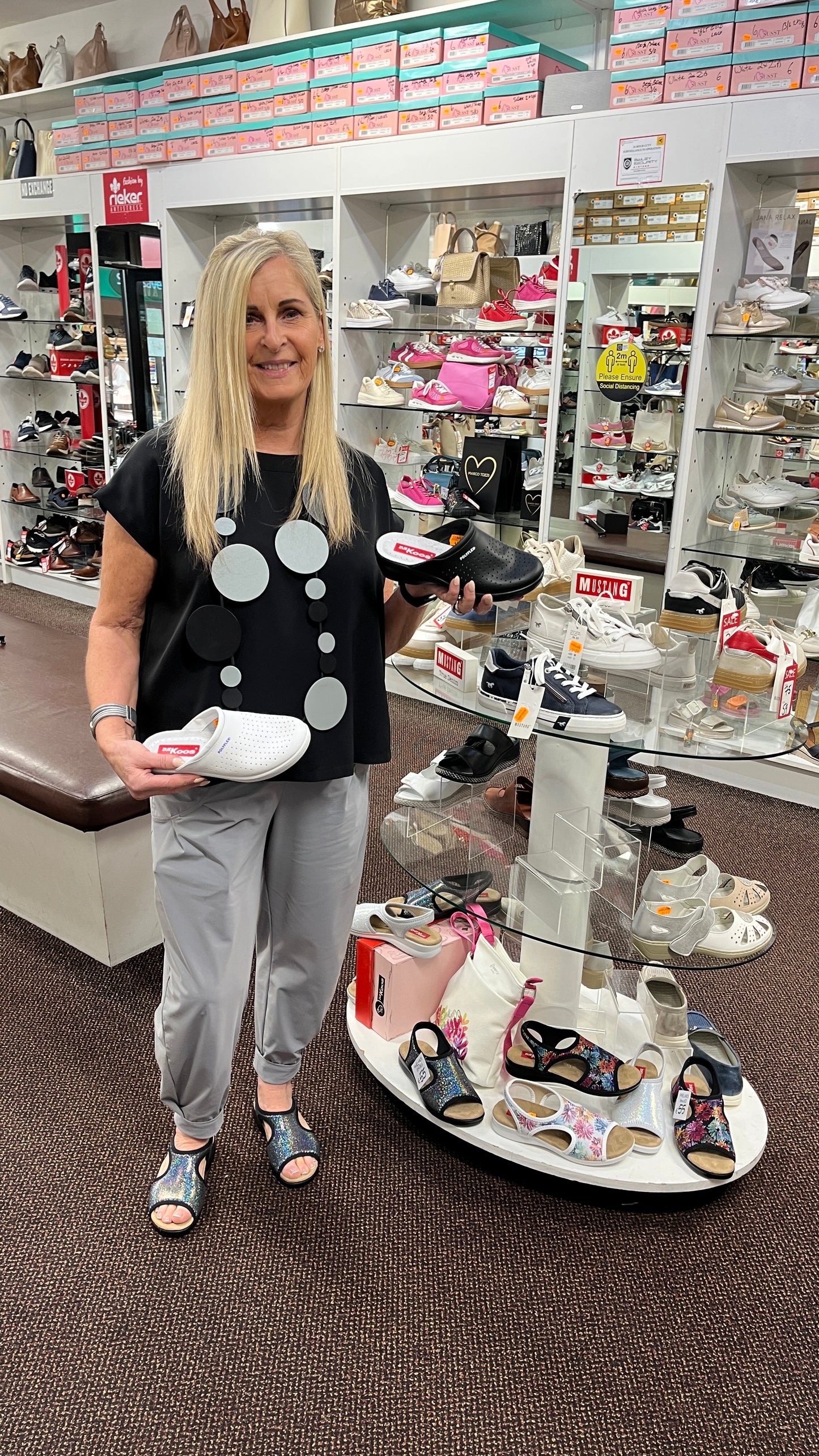 Zuekoos 8023.17 Black Glittery Multi Sparkle Sandals with Slingback Strap