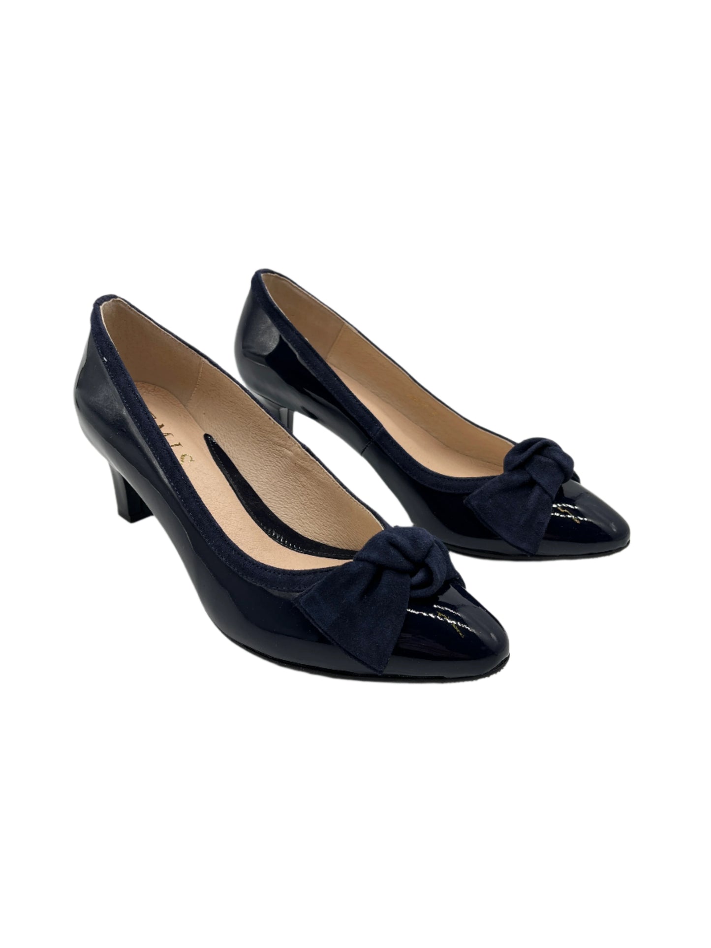Emis SLZ8256/F024 Navy Heels with Knot