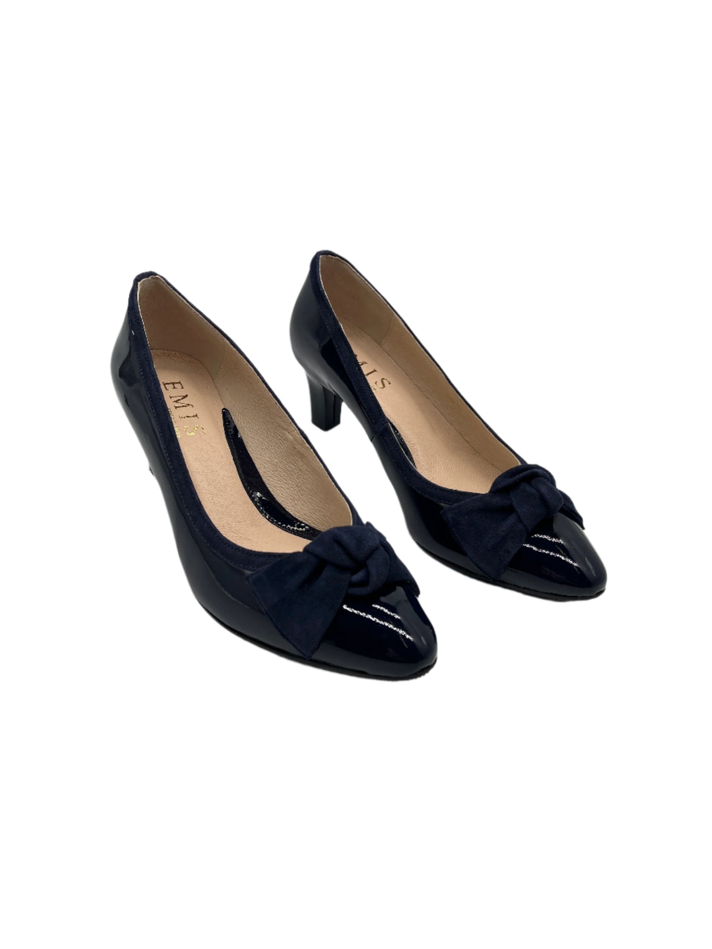 Emis SLZ8256/F024 Navy Heels with Knot
