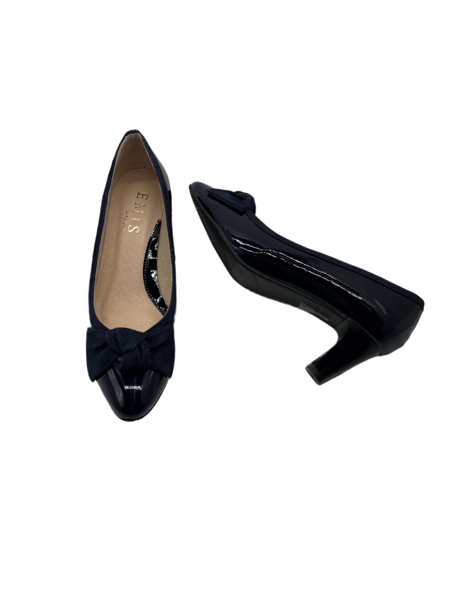 Emis SLZ8256/F024 Navy Heels with Knot